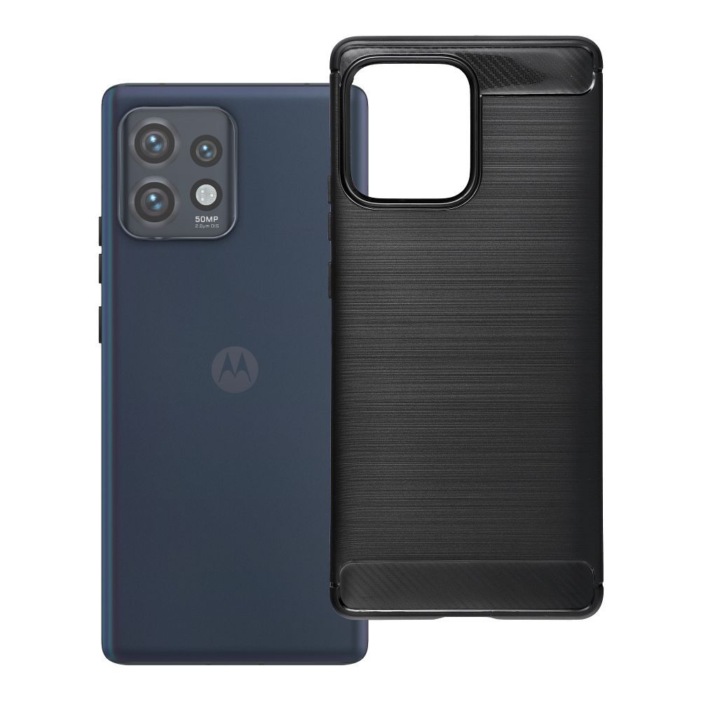 Dėklas Motorola EDGE 40 PRO Carbon 2.0 juodas