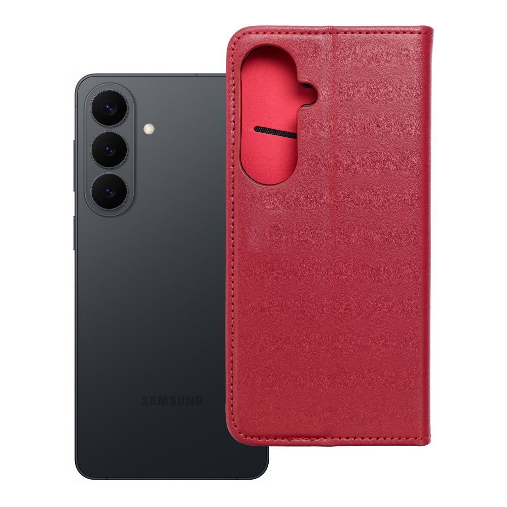 SMART PRO Book odinis dėklas SAMSUNG S26 Plus bordo spalvos