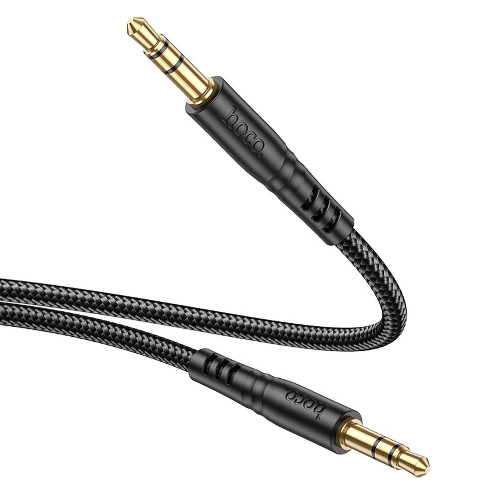 Audio adapteris Hoco UPA24 3,5mm į 3,5mm (p-p) juodas