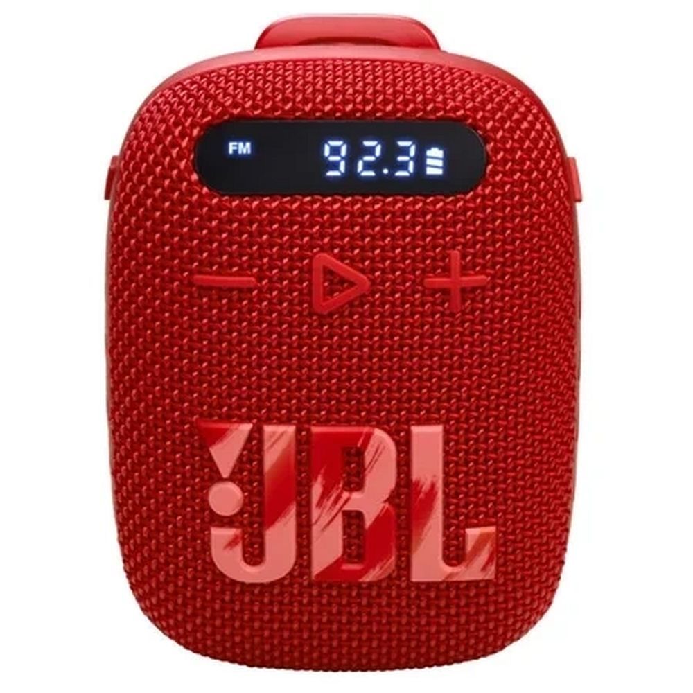 Wireless speaker JBL Wind 3 with handlebar holder red
