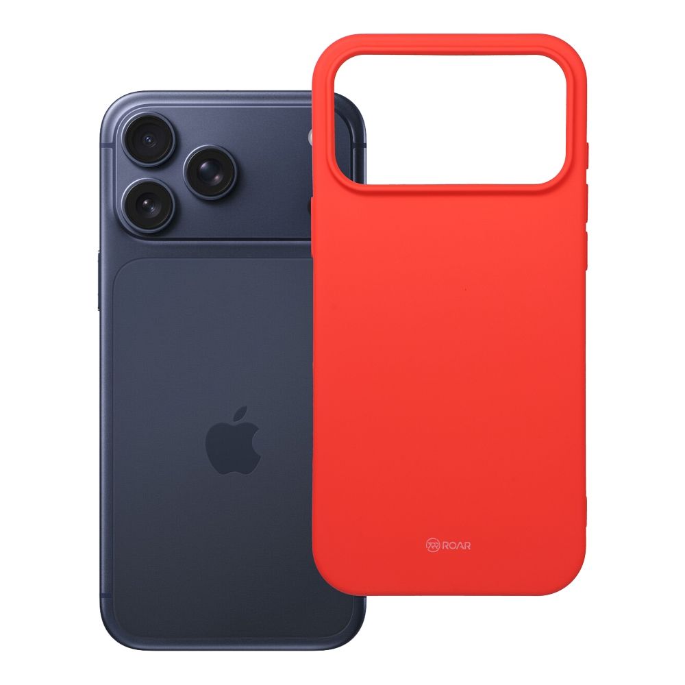 Dėklas telefonui ROAR Spalvinga Jelly IPHONE 17 Pro Max rožinis