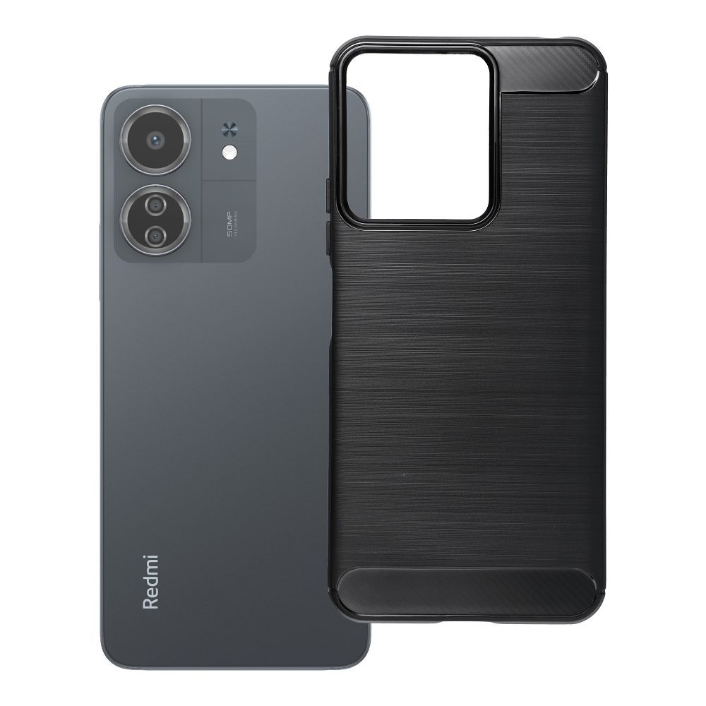 Чехол Xiaomi Redmi 13C / POCO C65 Carbon 2.0 черный