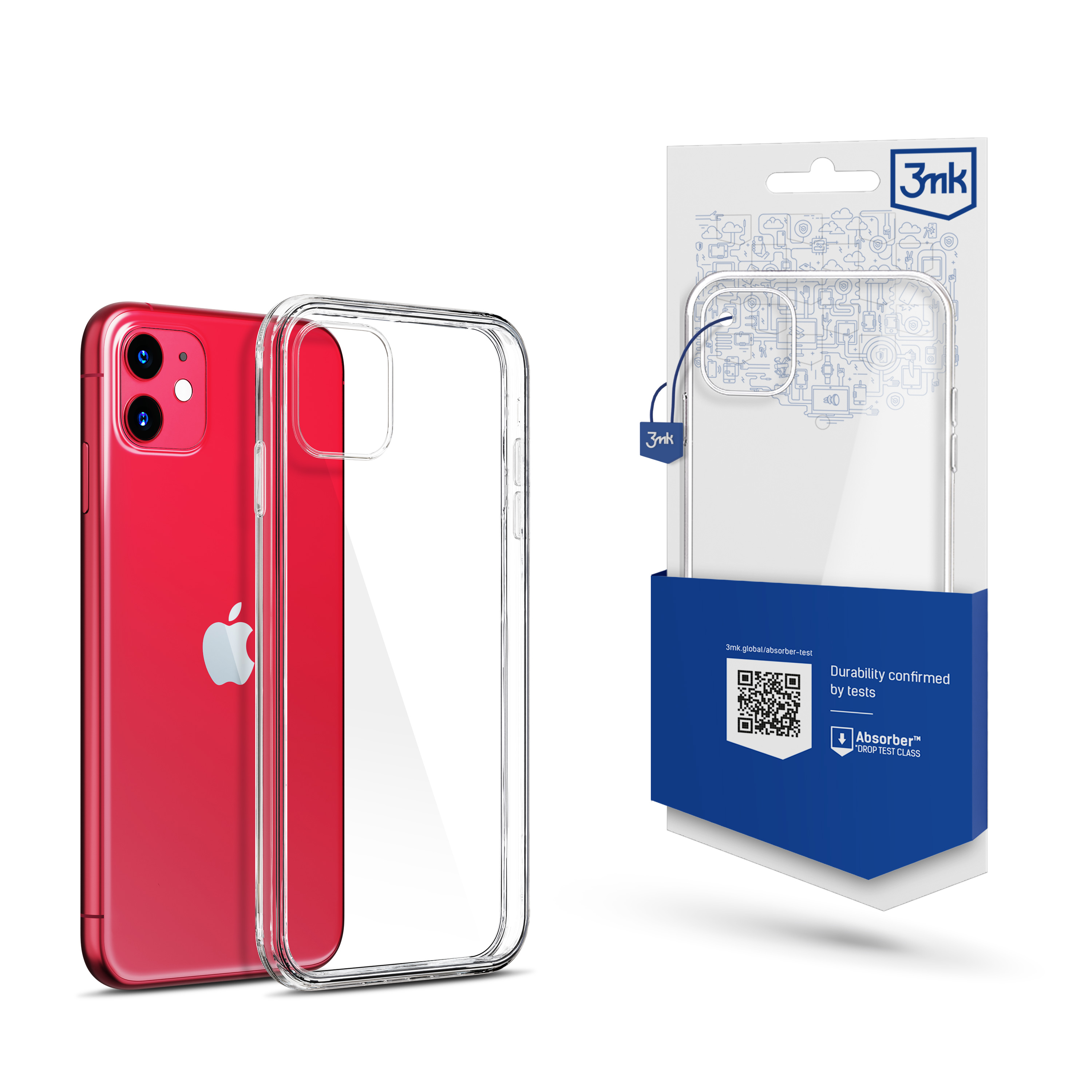 Чехол 3mk Clear Case 1,2mm Apple iPhone 11