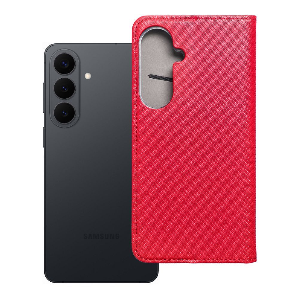 SMART CASE knyga SAMSUNG S26 Plus, raudona