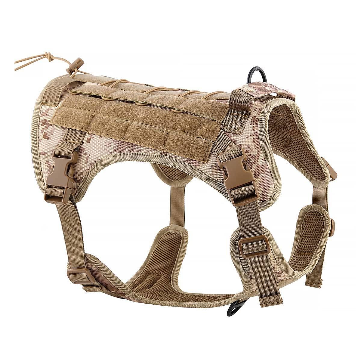 Šuns petnešos TACTICAL dydis M rudos