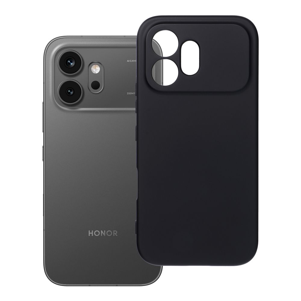 Dėklas skirtas Honor 600 silikoninis juodas