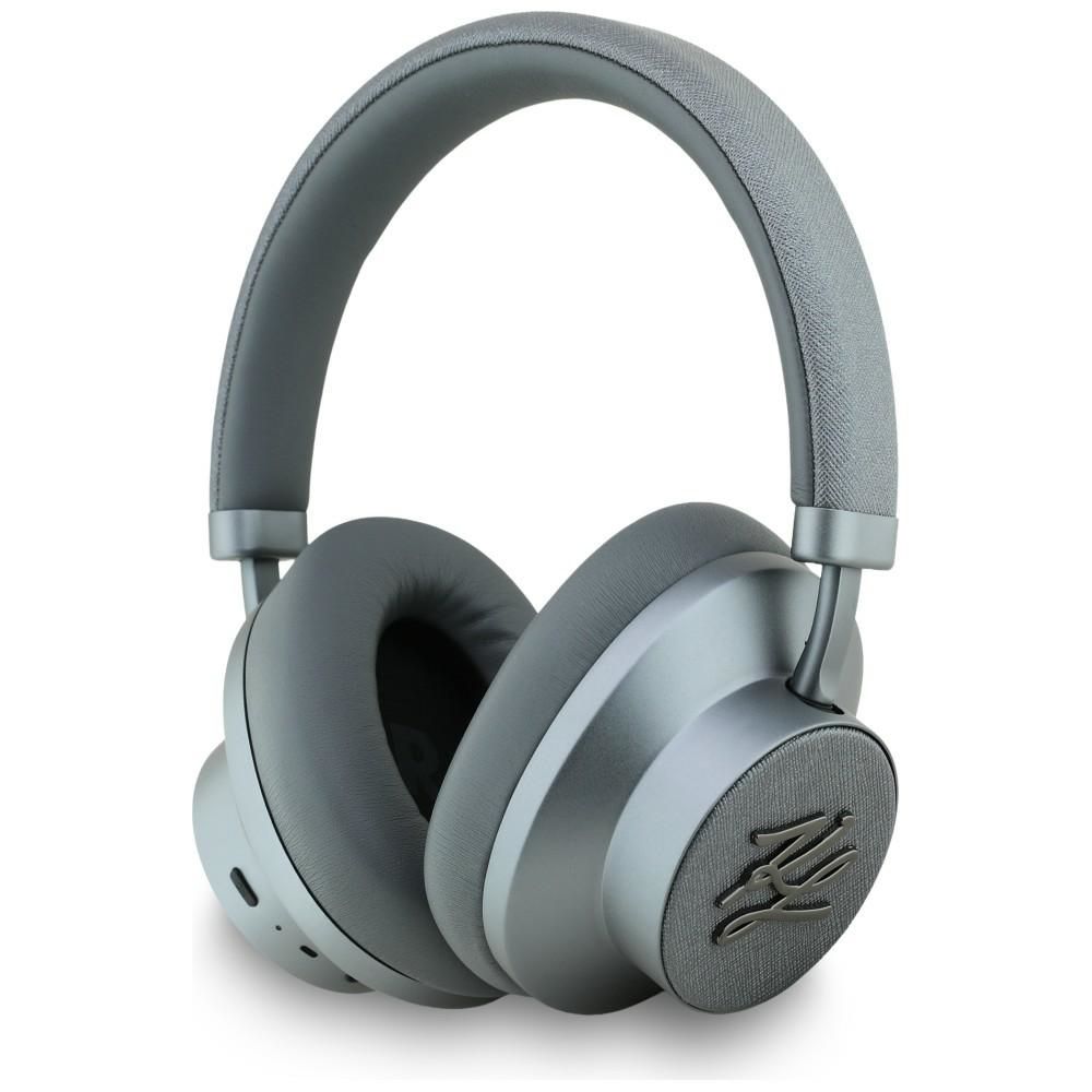 Belaidės ANC ausinės KARL LAGERFELD Grained Initials KF003084, pilkos