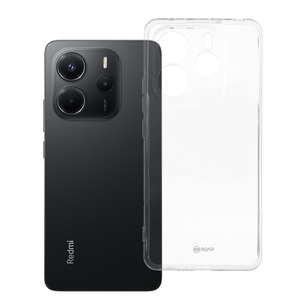 Dėklas telefonui ROAR JELLY XIAOMI Redmi Note 14 5G skaidrus