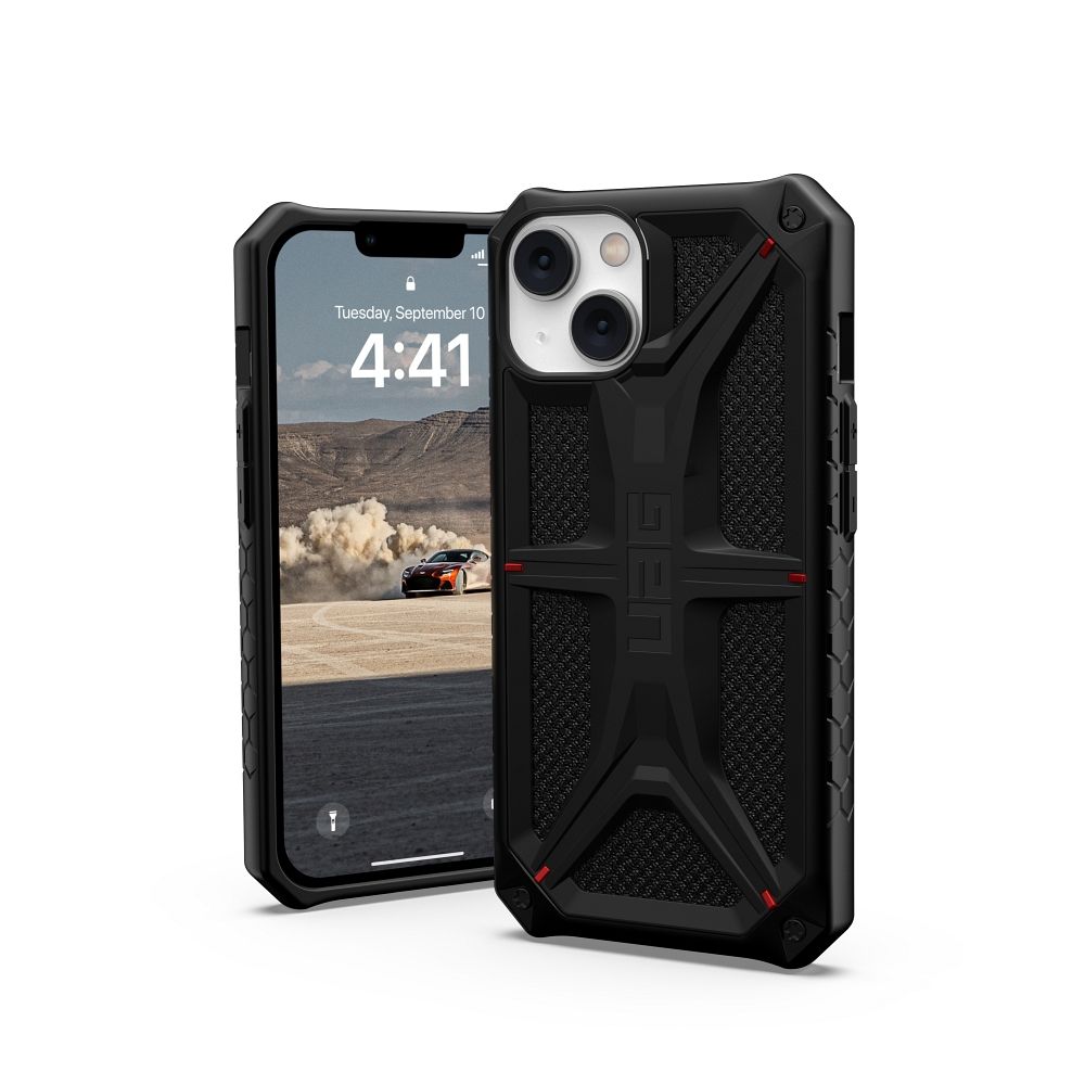 UAG Monarch чехол для iPhone 14 Plus - чёрный кевлар