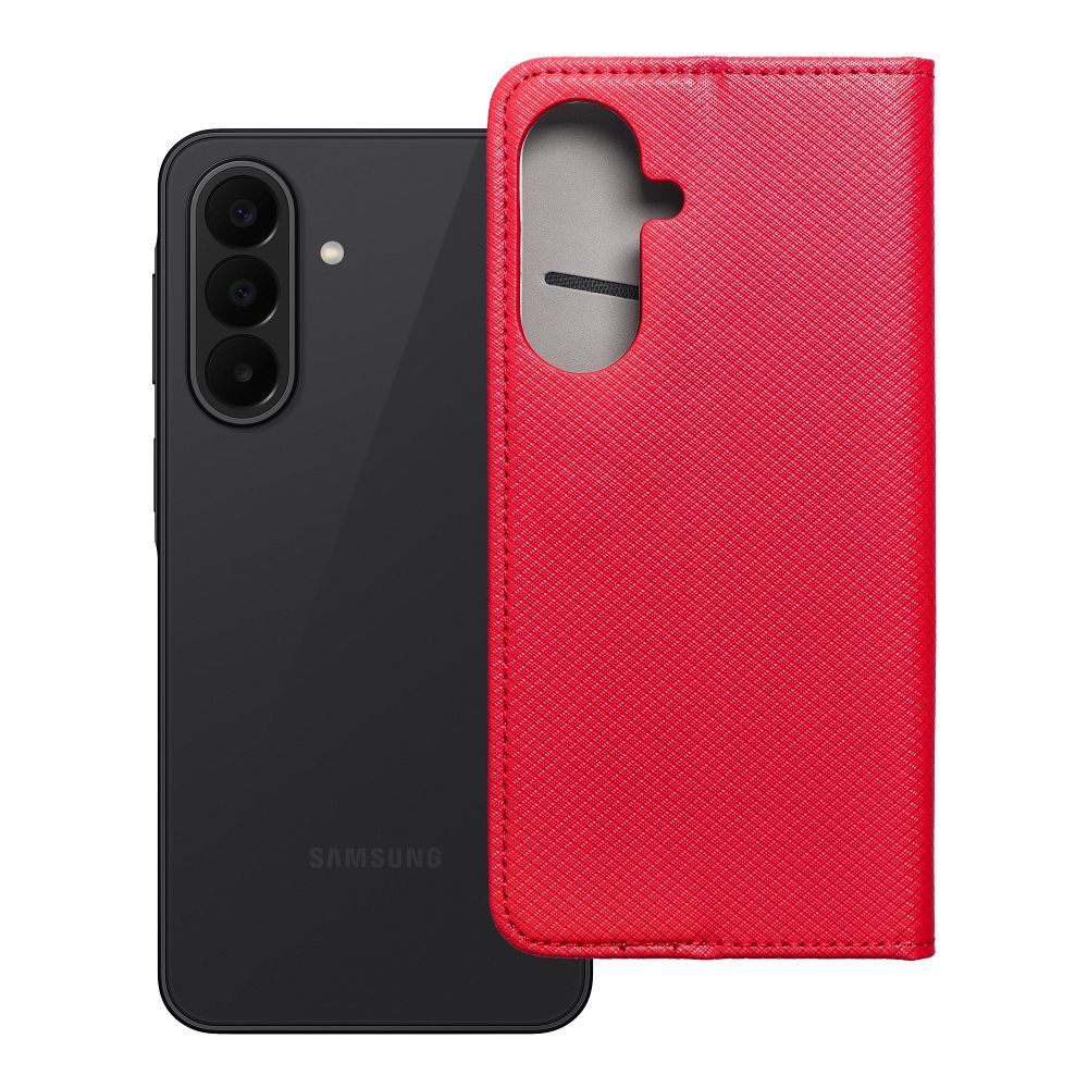 Atverčiamas dėklas Samsung A27 Smart Case Book raudonas