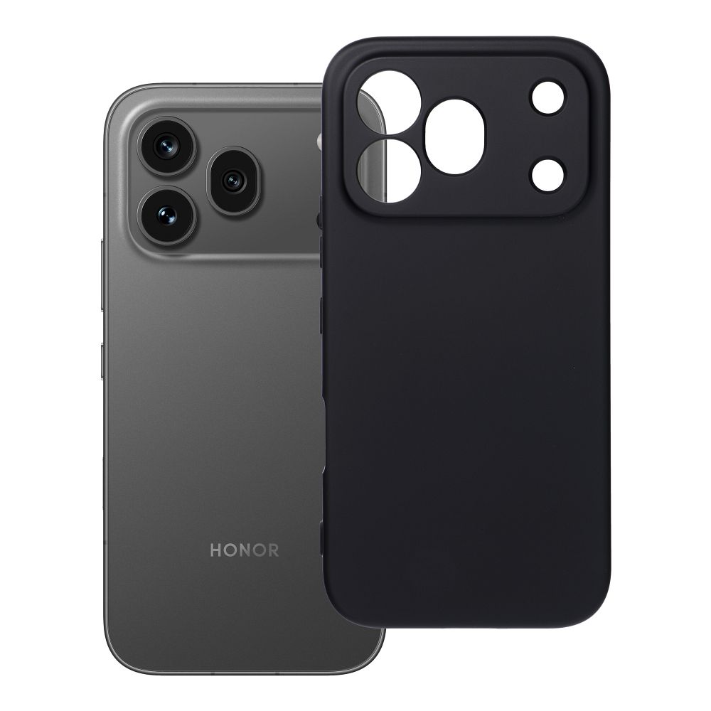 Dėklas skirtas Honor 600 PRO silikoninis juodas