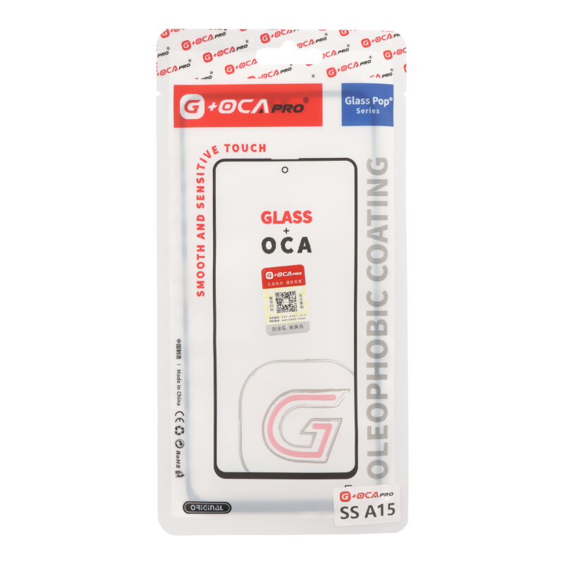 Стекло LCD G+OCA Pro Samsung A15 A155 / A15 5G A156 с OCA
