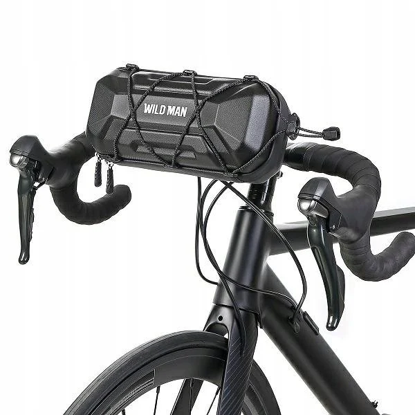 WILDMAN дорожная сумка для руля велосипеда на молнии, 2L, XT17, черная