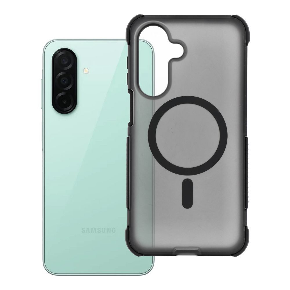 Dėklas skirtas Samsung A27 Forcell F-Protect BumperX Premium suderinamas su MagSafe juodas