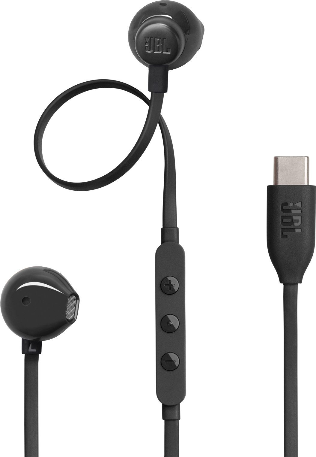 Wire earphones USB C JBL 305C black