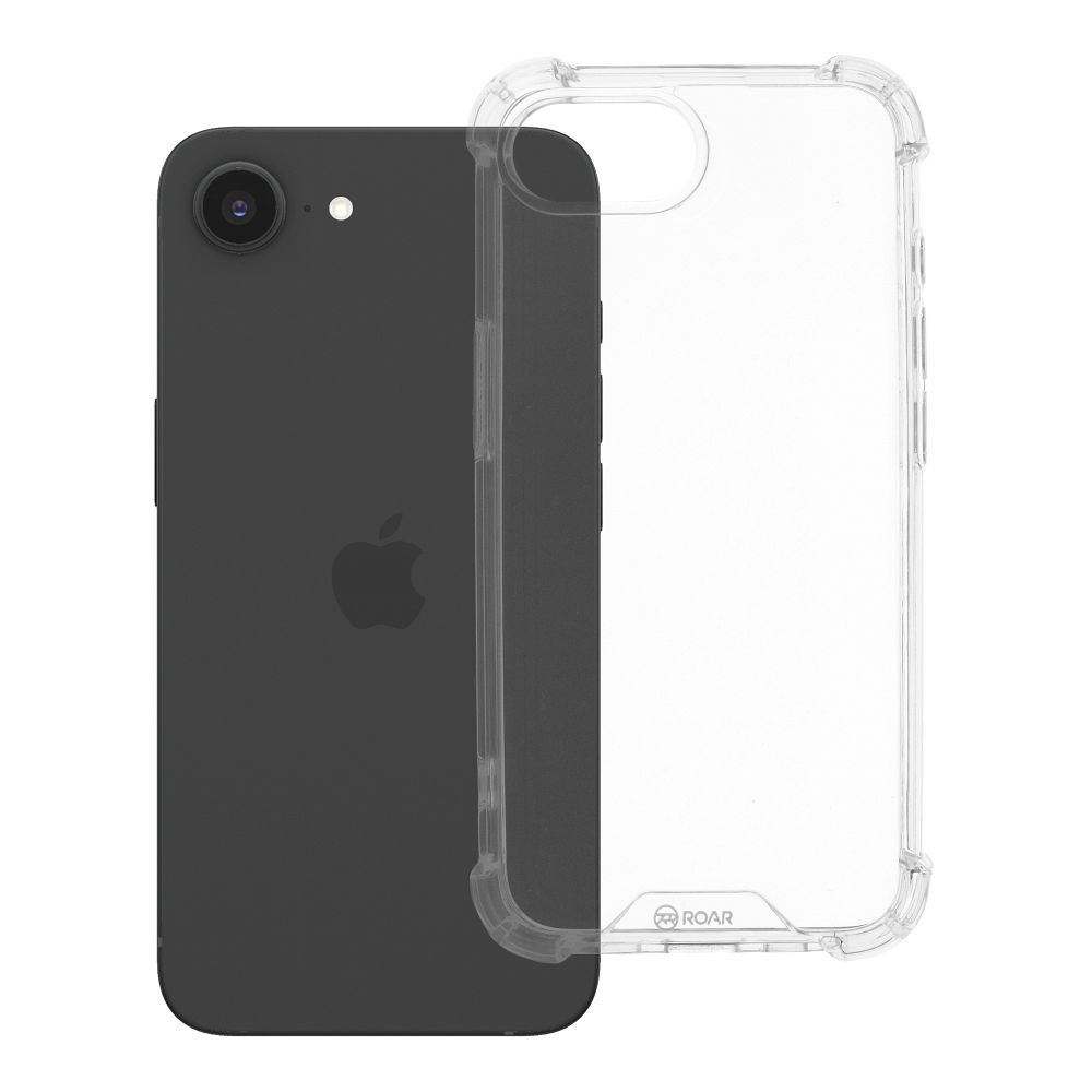 ROAR dėklas ARMOR JELLY skirtas Apple iPhone 16e - skaidrus