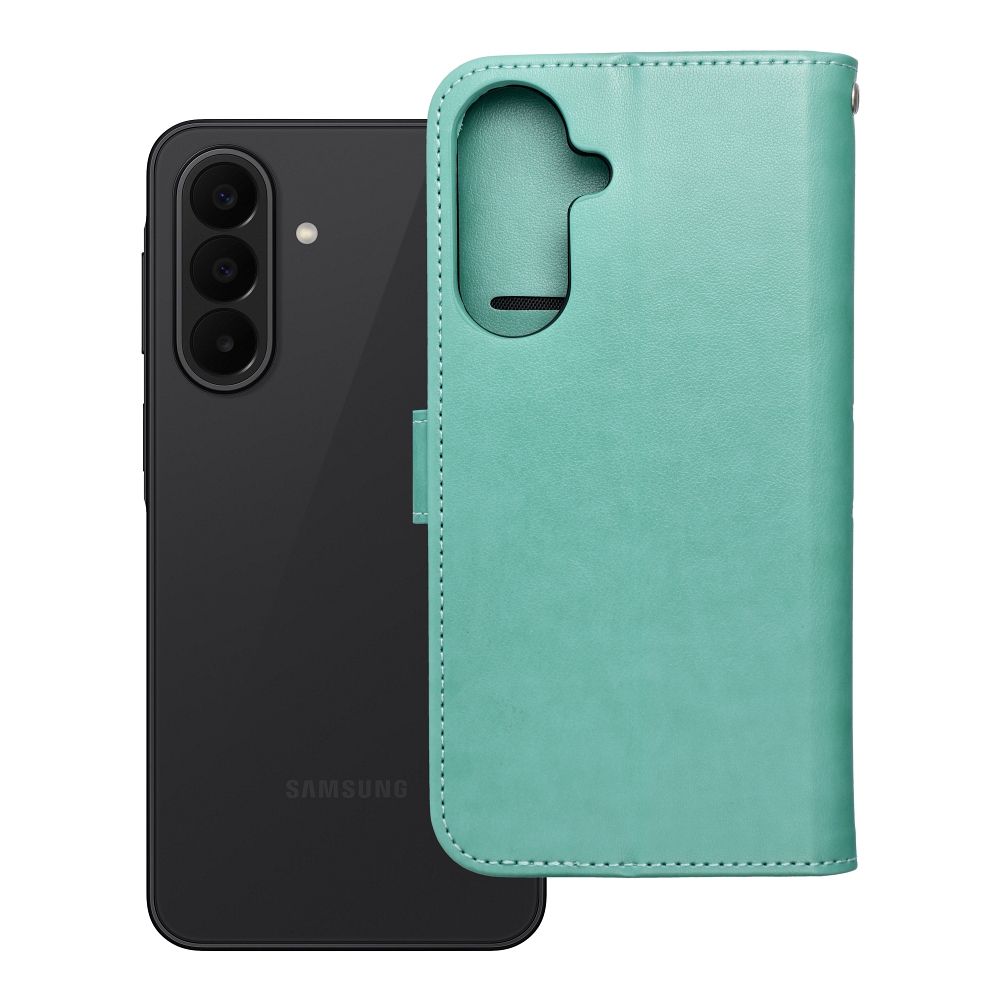 MEZZO Atverčiamas dėklas skirtas SAMSUNG A27 mandala žalias