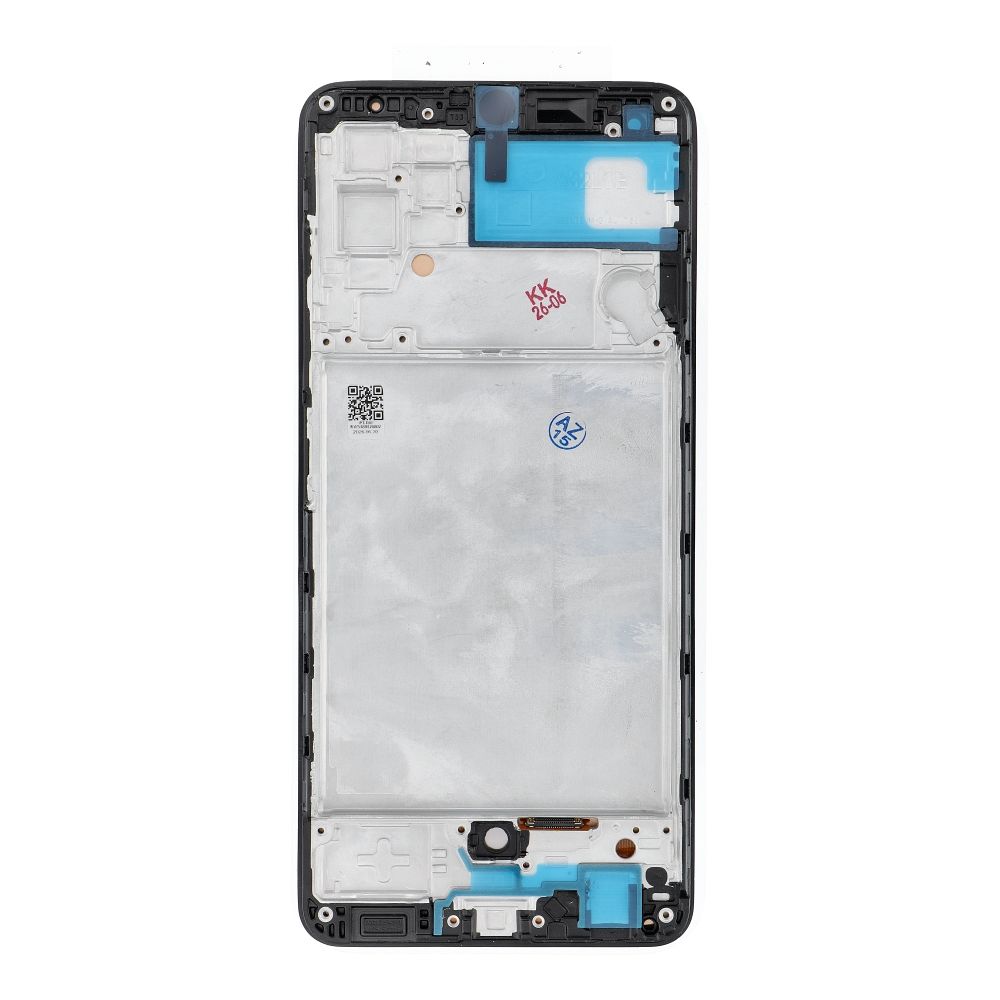 REWA OLED LCD ekranas su rėmeliu, skirtas SAMSUNG A32 4G, juodas