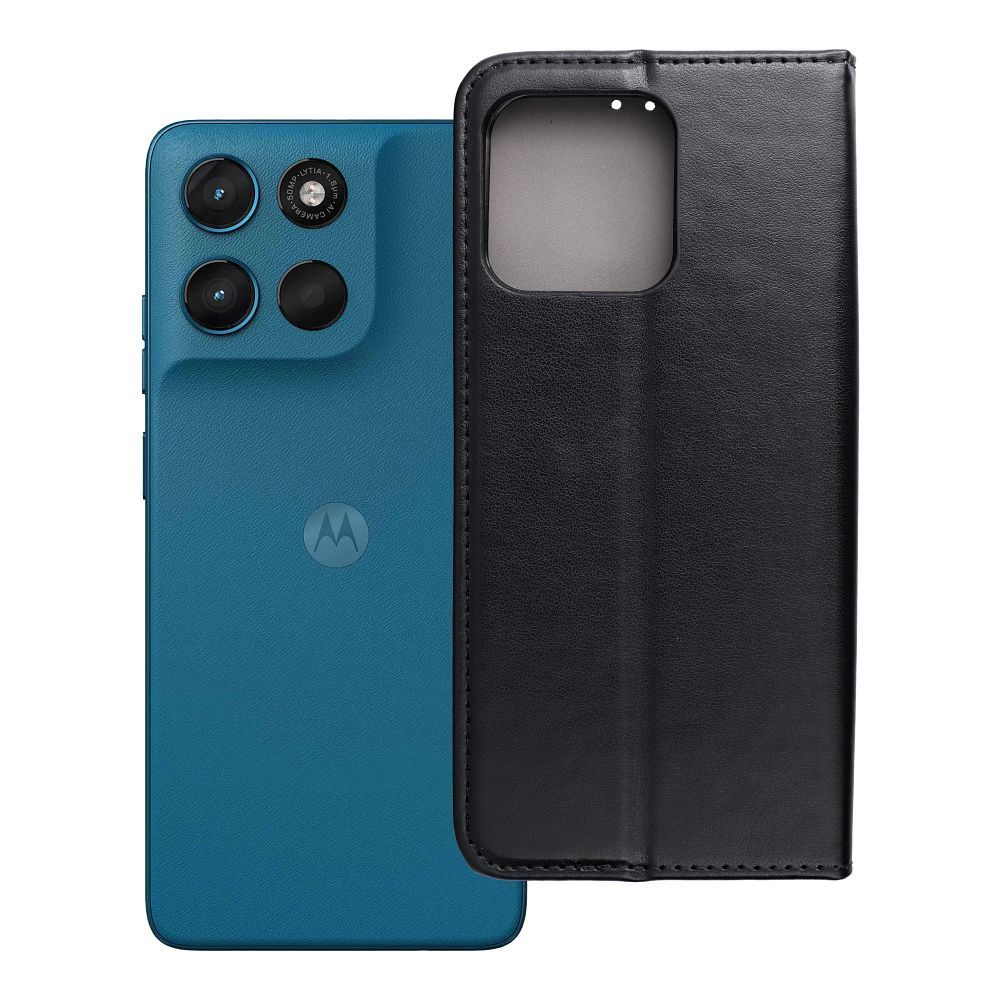Флип-чехол для Motorola G57 Power Smart Magneto чёрный