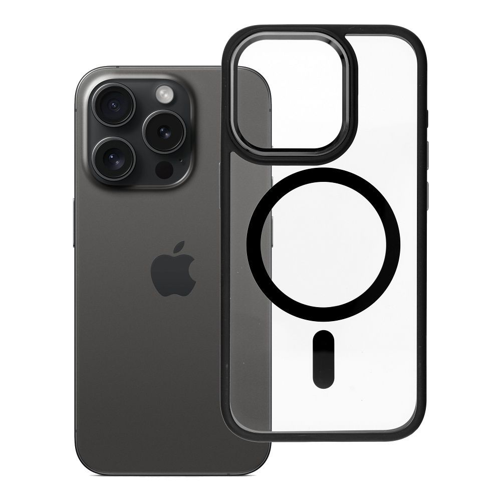 ROAR чехол MAG BUMPER, совместимый с MagSafe, IPHONE 15 Pro, черный