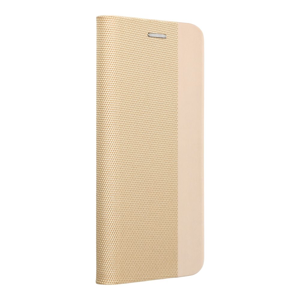 Atverčiamas dėklas skirtas Samsung A27 Sensitive Book auksinis