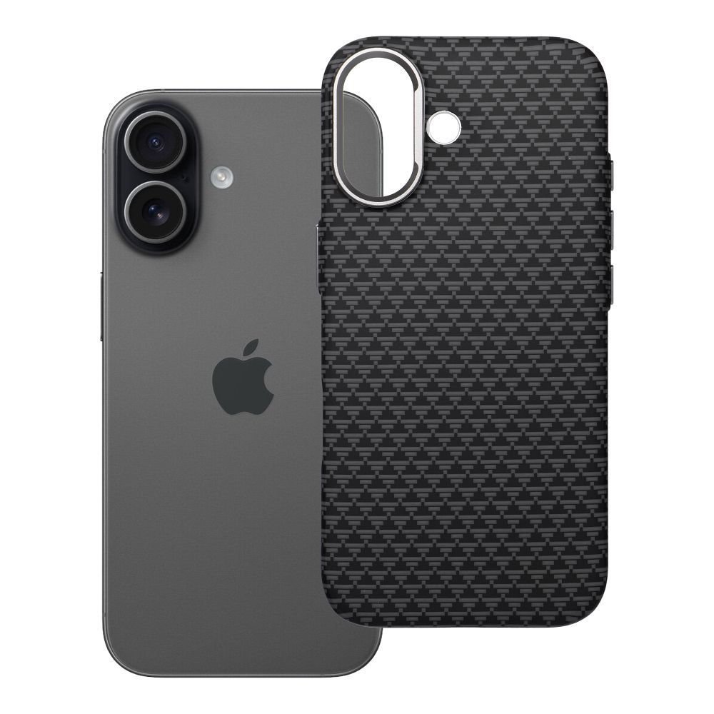 Case for iPhone 17 K-Look compatible with MagSafe black v2