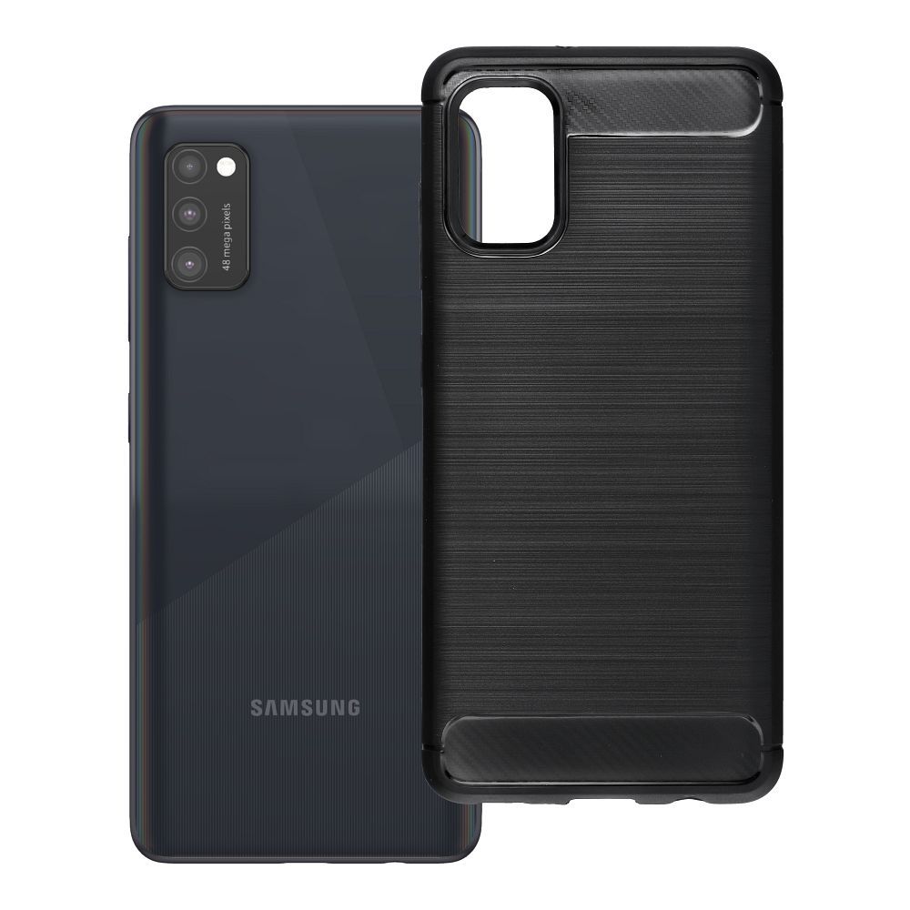 Dėklas Samsung A41 Carbon 2.0 juodas