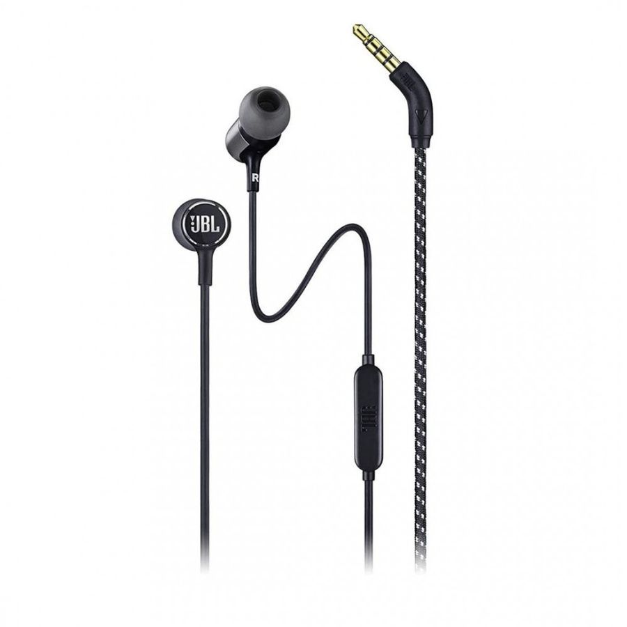 Wired earphones Jack 3,5 mm with microphone JBL T50HI 360 black