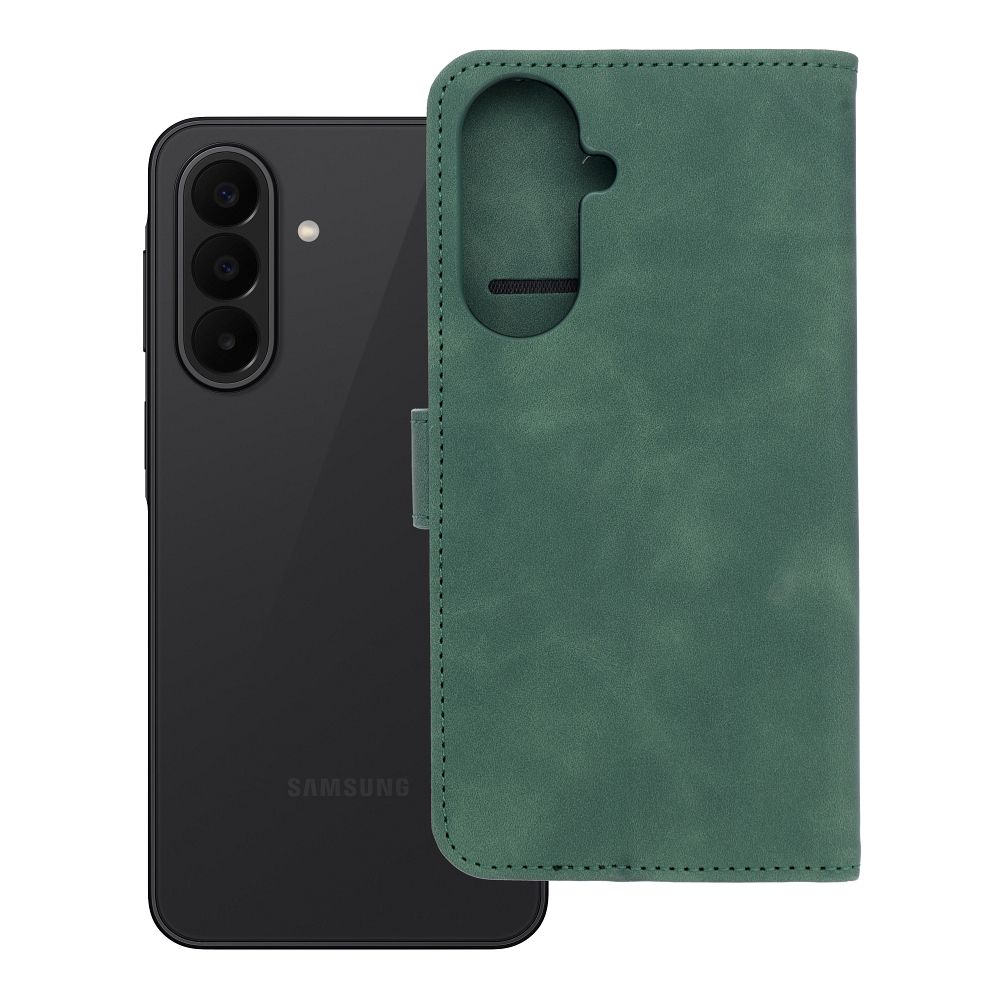 Atverčiamas dėklas Samsung A27 Tender Book žalias