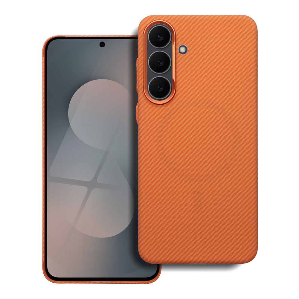K-Look dėklas, suderinamas su MagSafe, skirtas Samsung A17 / A18, oranžinis