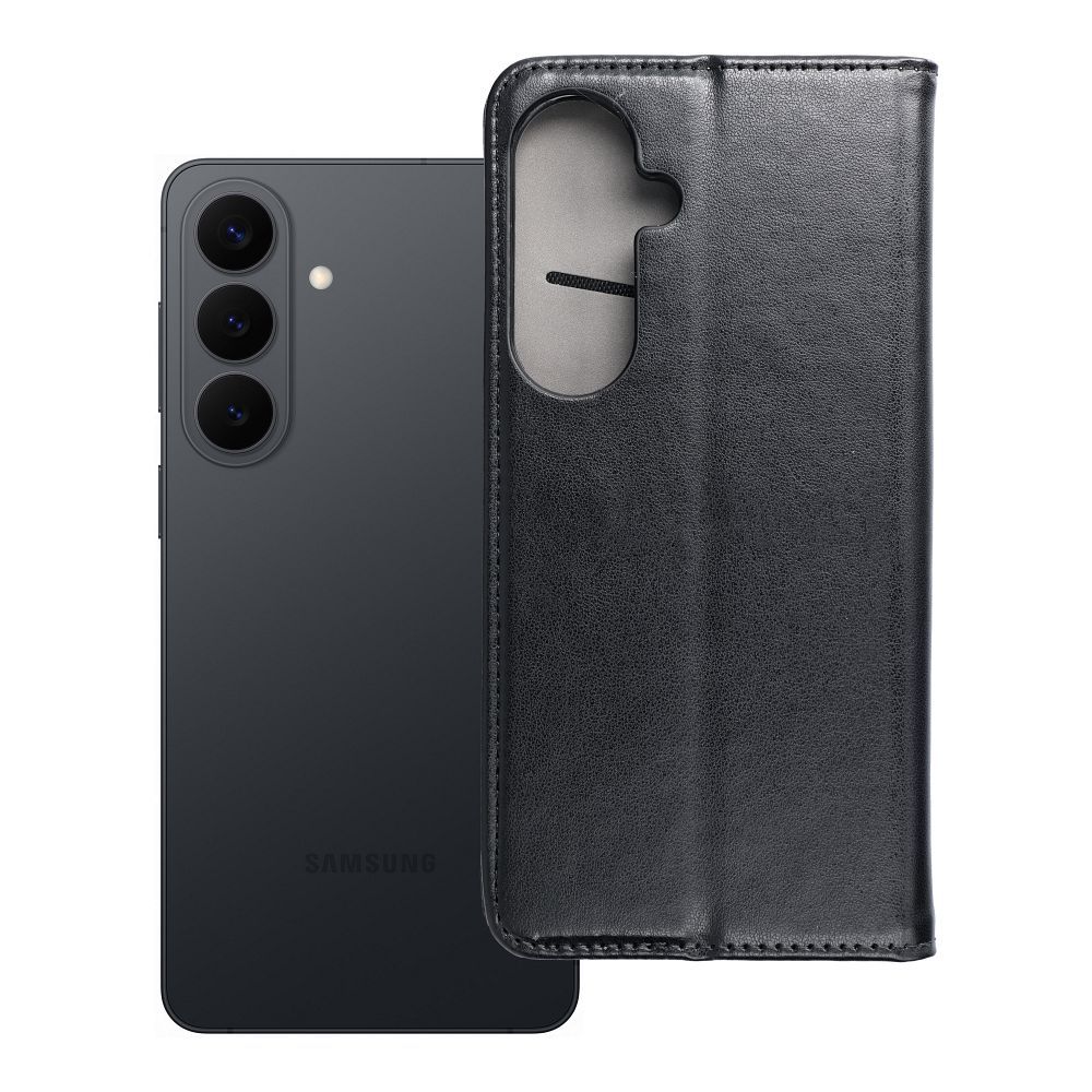 SMART MAGNETO knygos dėklas SAMSUNG S26 Plus, juodos spalvos