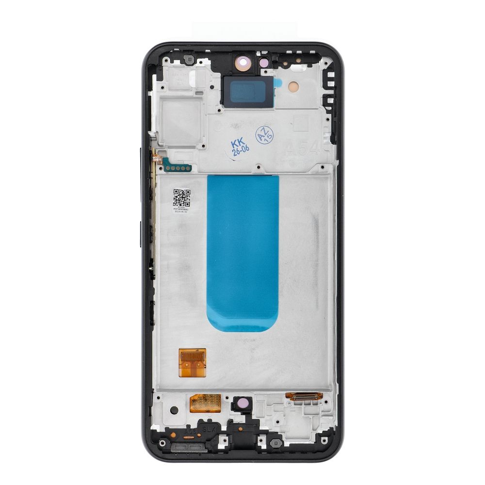 REWA OLED LCD ekranas su rėmeliu, skirtas SAMSUNG A54 5G, juodas