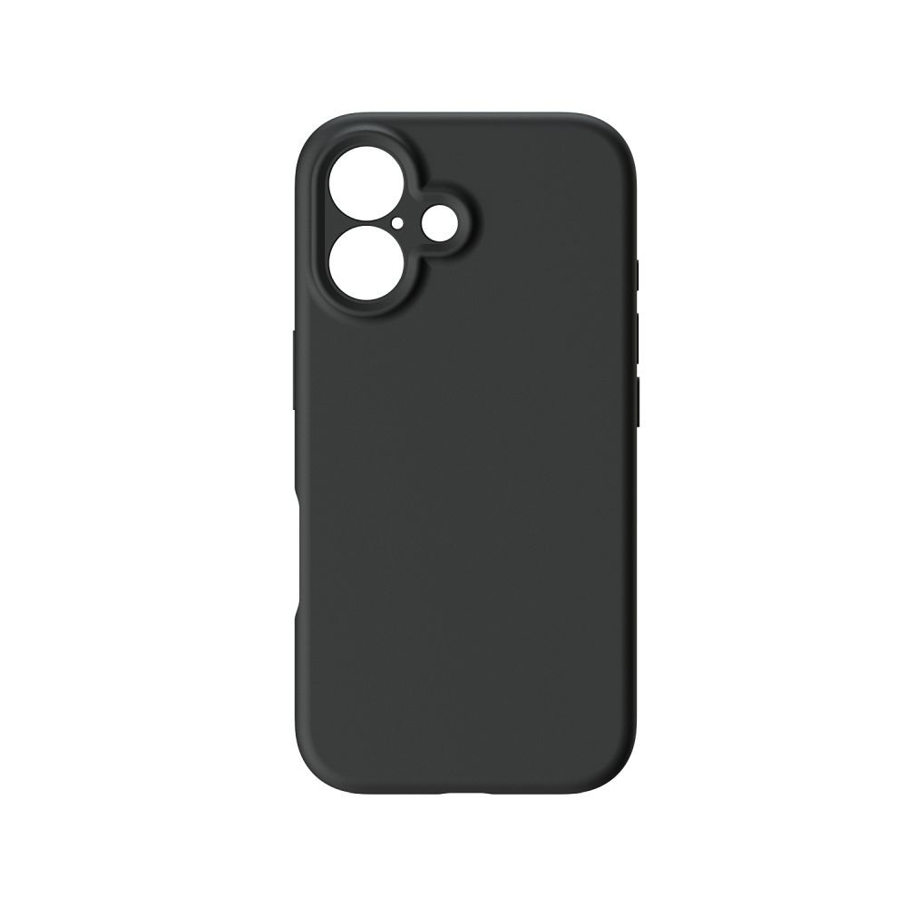 Dėklas iPhone 16 Forcell F-Protect Rubber Premium, suderinamas su MagSafe, juodas