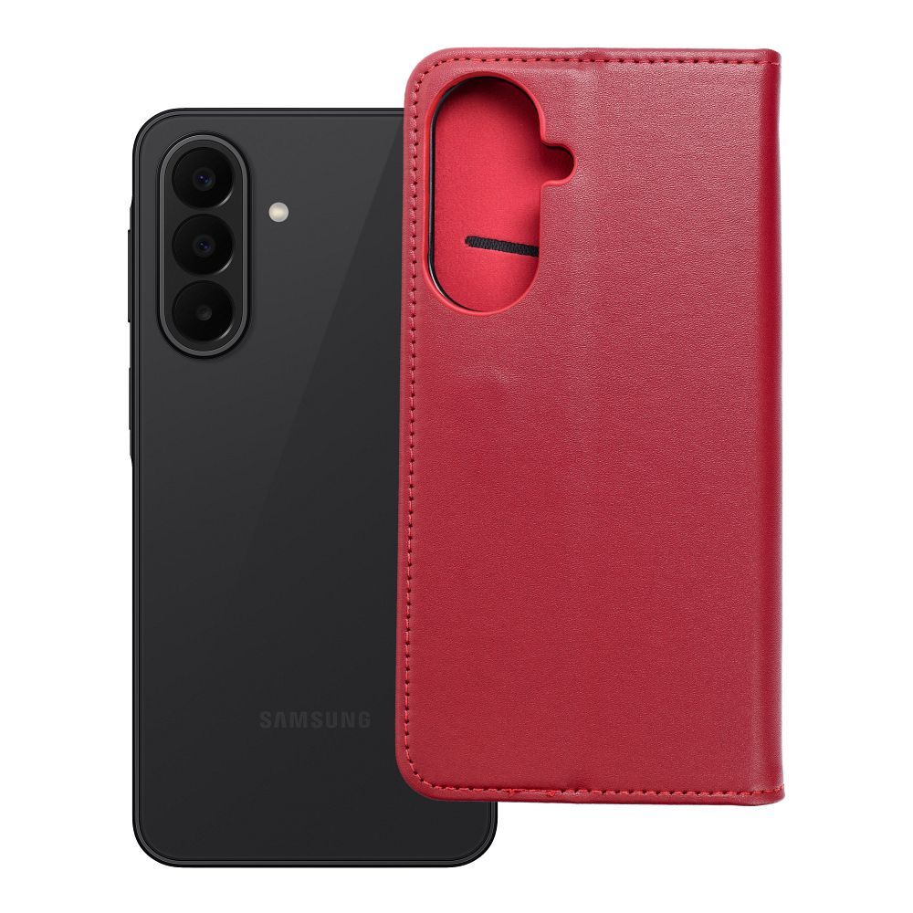 Odinis atverčiamas dėklas Samsung A27 Smart Pro Book, kaštoninis