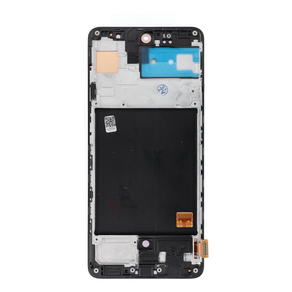 REWA OLED LCD ekranas su rėmeliu, skirtas SAMSUNG A51 4G, juodas