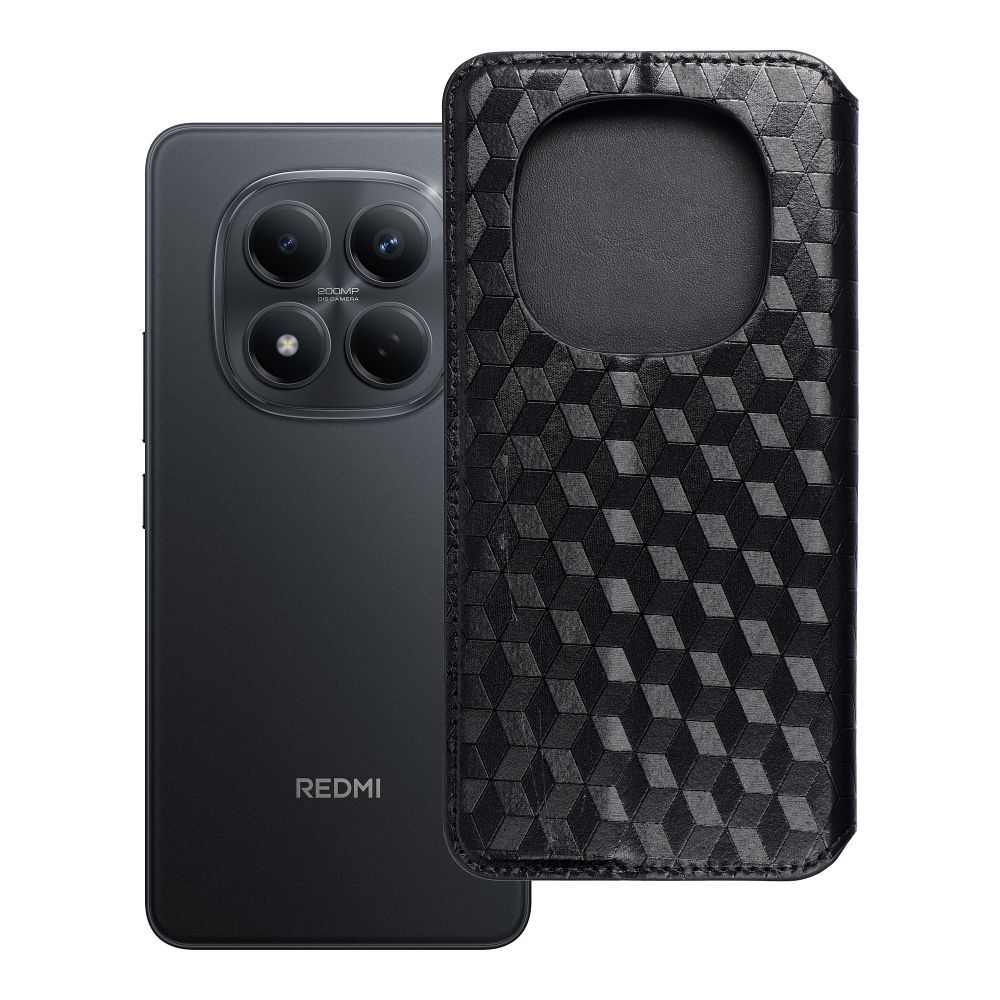 Чехол-книжка для Xiaomi Redmi NOTE 15 5G Cubic Book черный