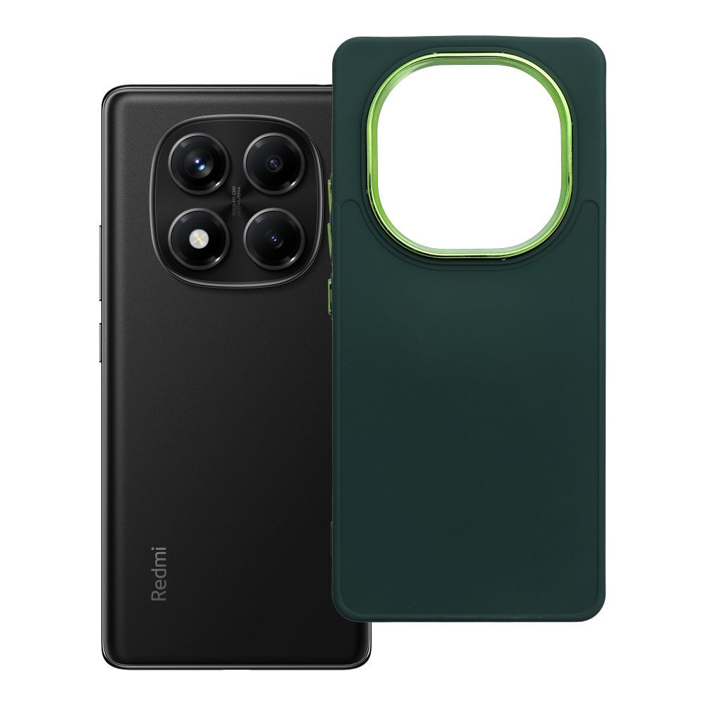 Dėklas telefonui FRAME XIAOMI Redmi Note 14 PRO 4G žalias