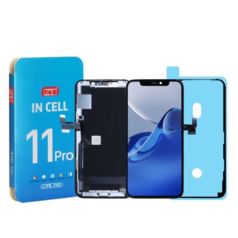 Ekranas Apple iPhone 11 Pro su lietimui jautriu stikliuku ZY Incell LTPS Premium