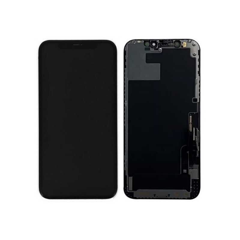 Дисплей Apple iPhone 12 / 12 Pro с сенсорным стеклом чёрный оригинал (8/10 used)
