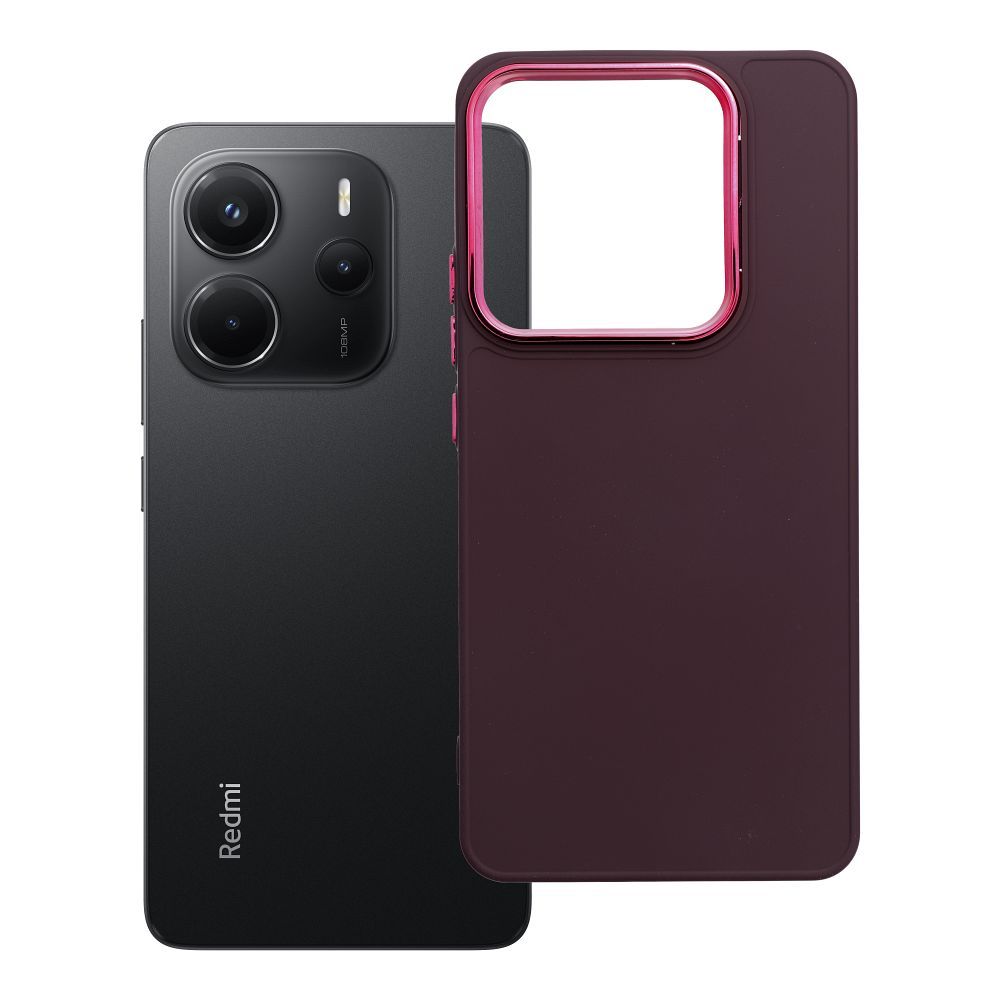 Чехол для Xiaomi Redmi Note 14 4G (GLOBAL - 164,84mm x 78,15mm x 8,16mm) Frame фиолетовый