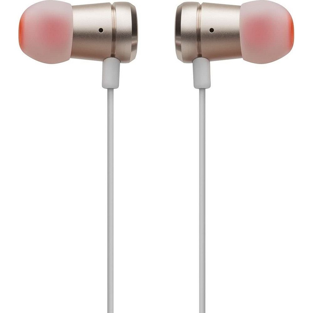 Laidinės ausinės JBL T290 su mikrofonu, Jack 3,5mm, auksinės