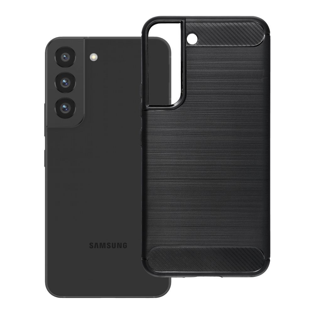 Dėklas SAMSUNG S22 Carbon 2.0 juodas