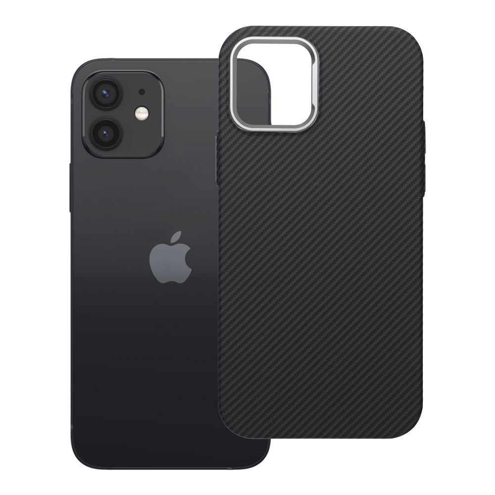 Su MagSafe suderinamas K-Look dėklas iPhone 12 / 12 PRO, juodas