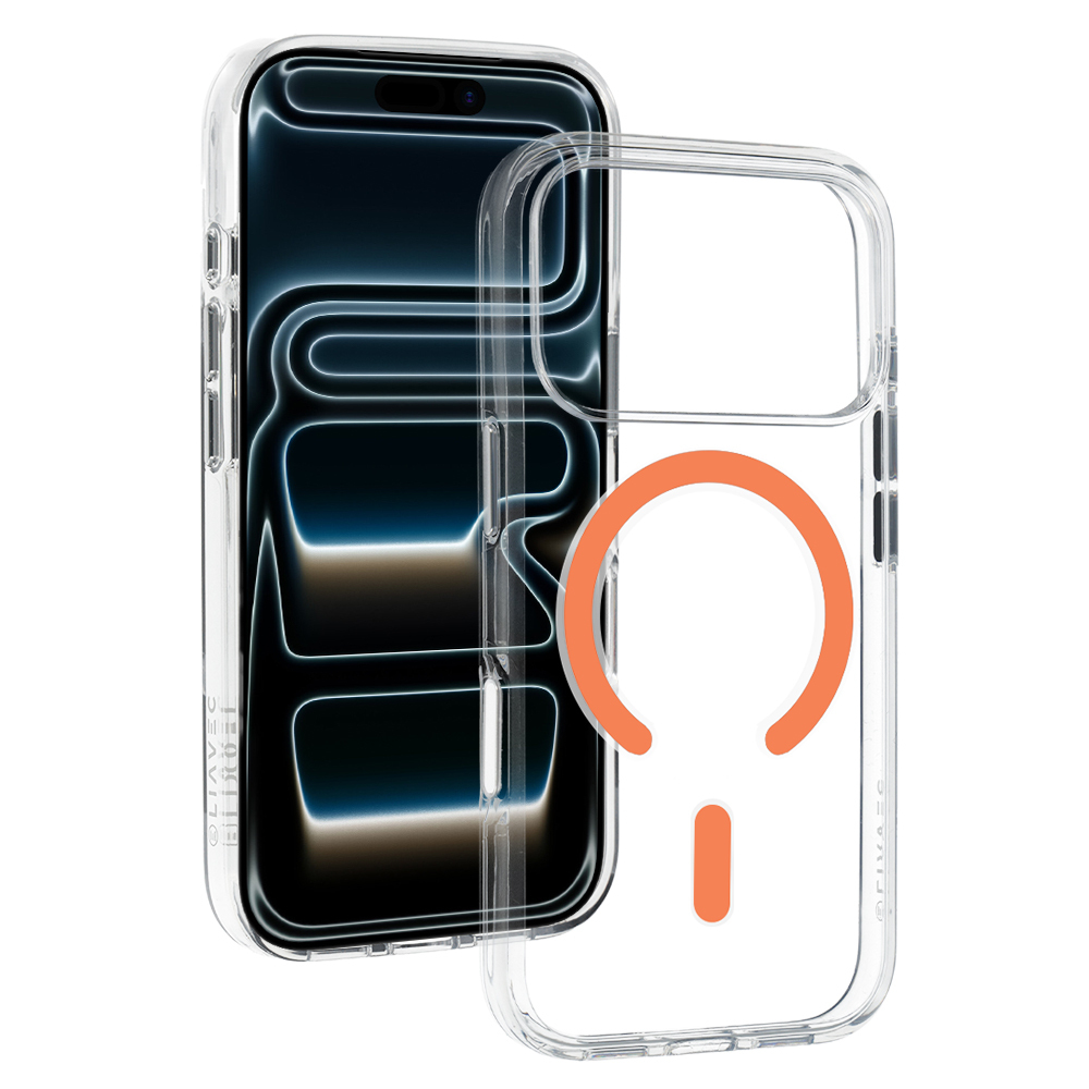 Liavec Pure dėklas skirtas Iphone 17 Pro Max papajos