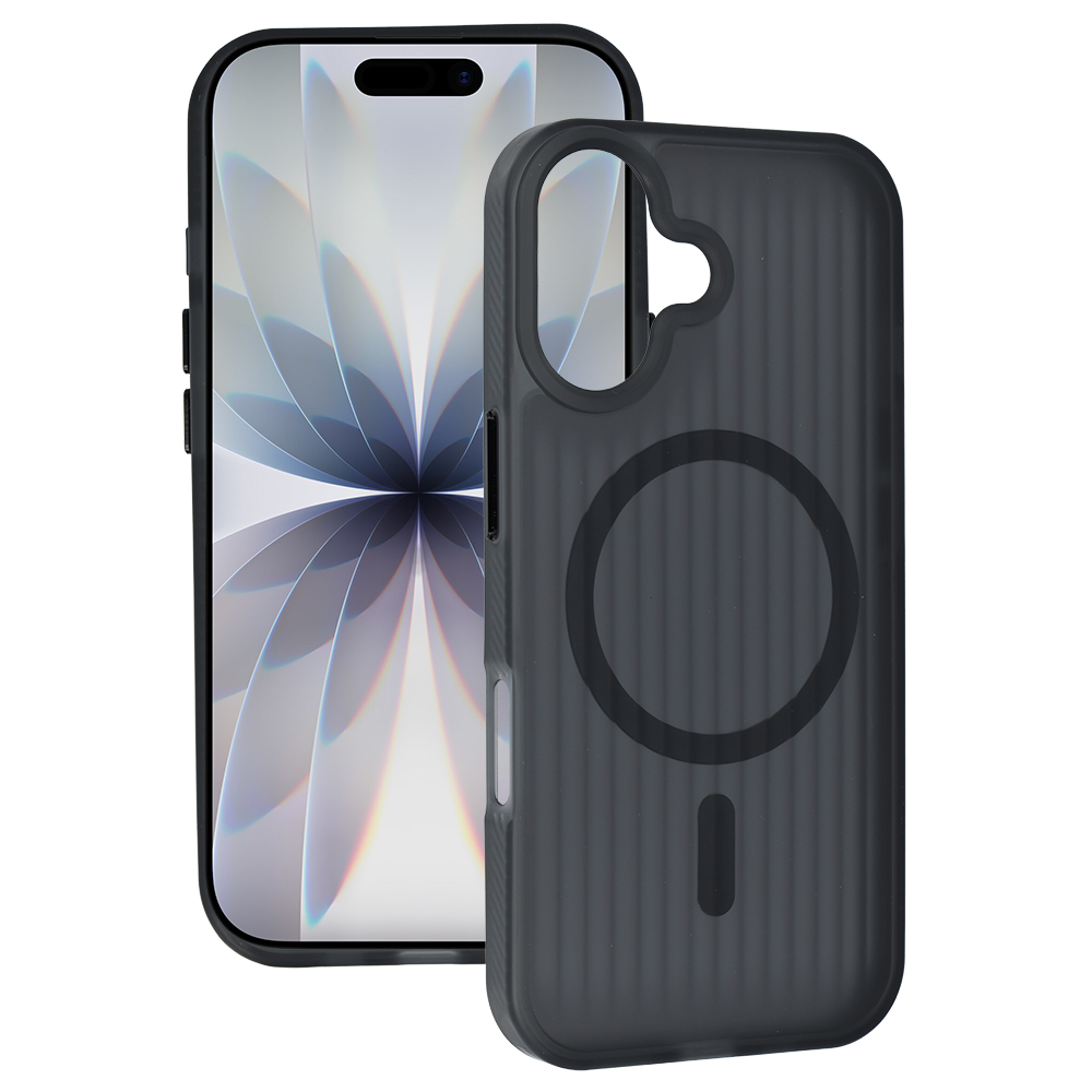 Tel Protect Twist Magsafe dėklas skirtas Iphone 17 Pro juodas