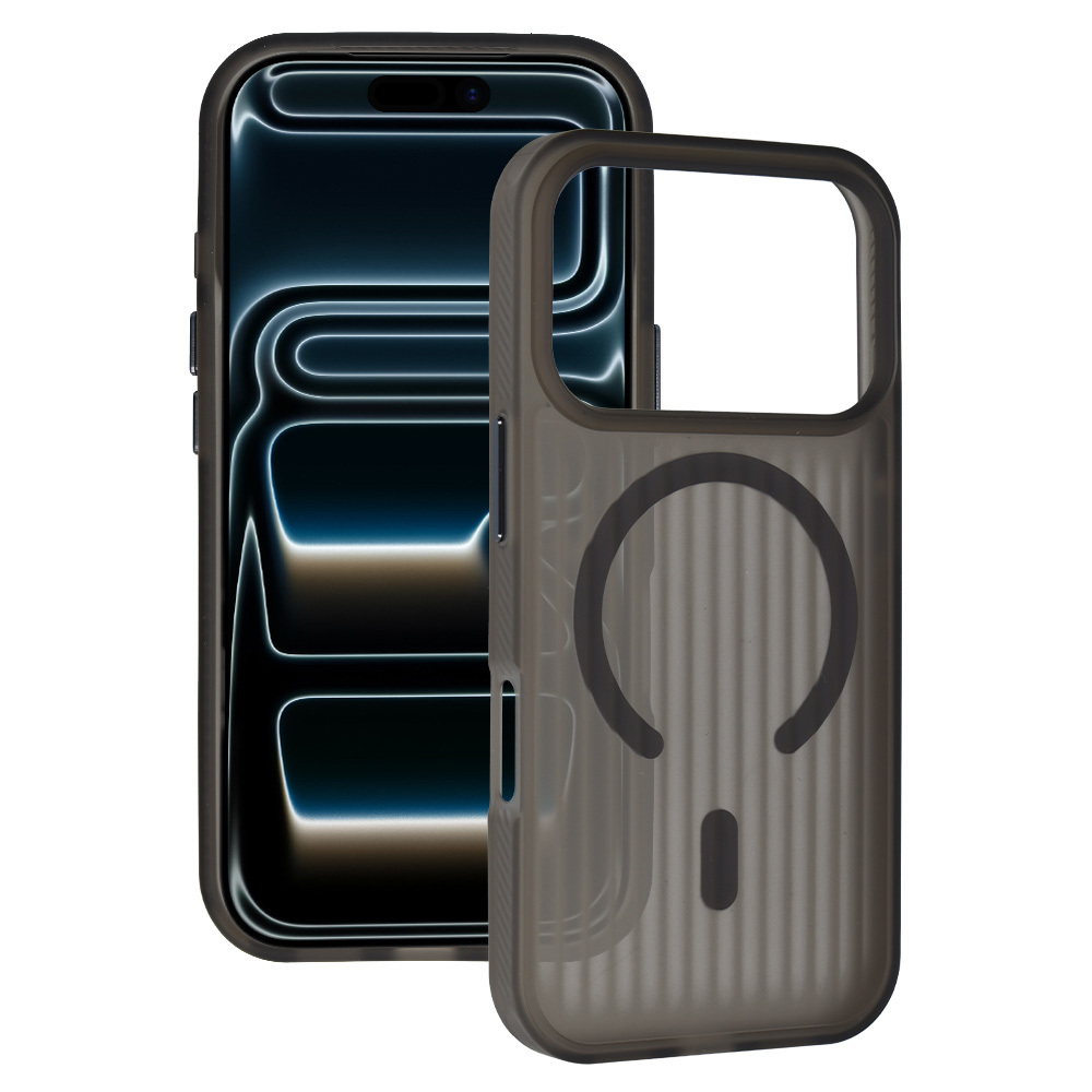 Tel Protect Twist Magsafe dėklas skirtas Iphone 17 Pro grafitinis
