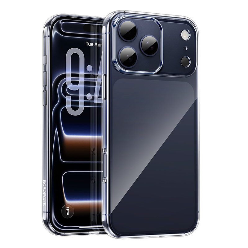 Borofone dėklas BI4 Ice Series Iphone 17 Pro skaidrus