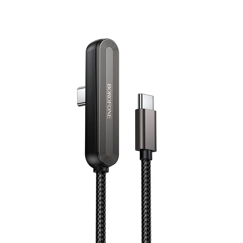 Borofone laidas BX125 Pacifico - Type C į Type C - PD 60W 1 metras juodas