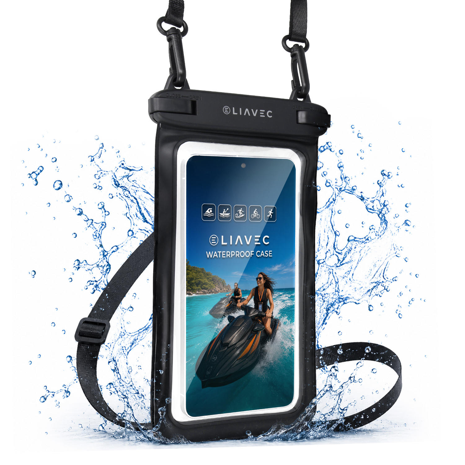 Liavec Aqua universalus vandeniui atsparus dėklas