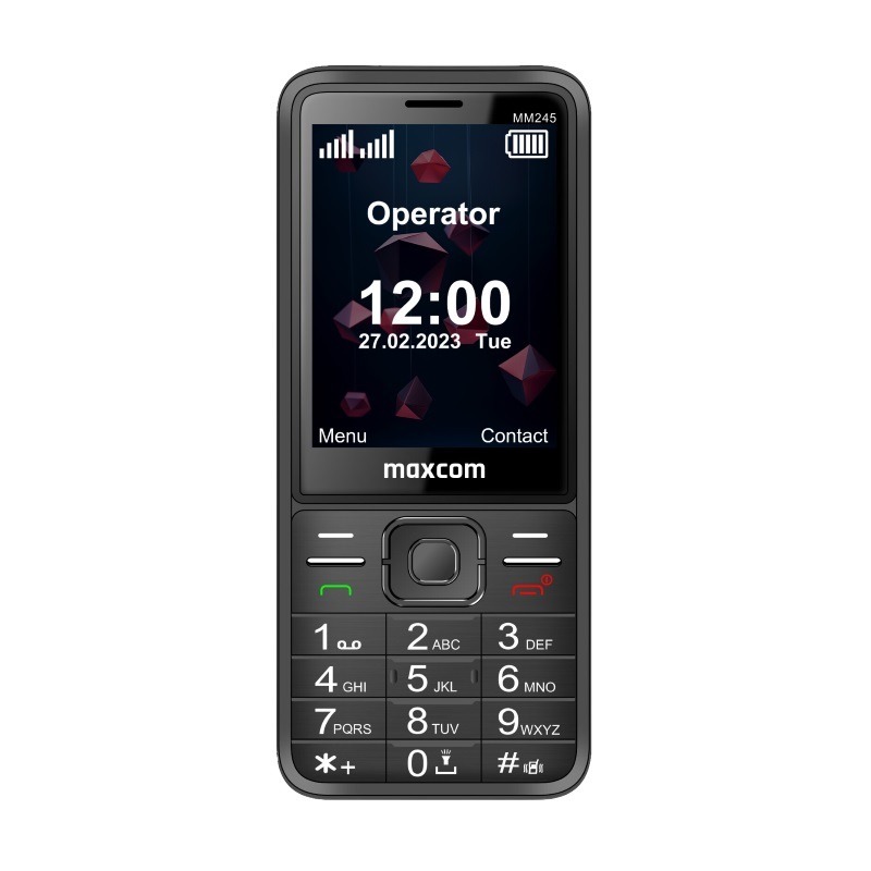 Maxcom MM245 4G juodas